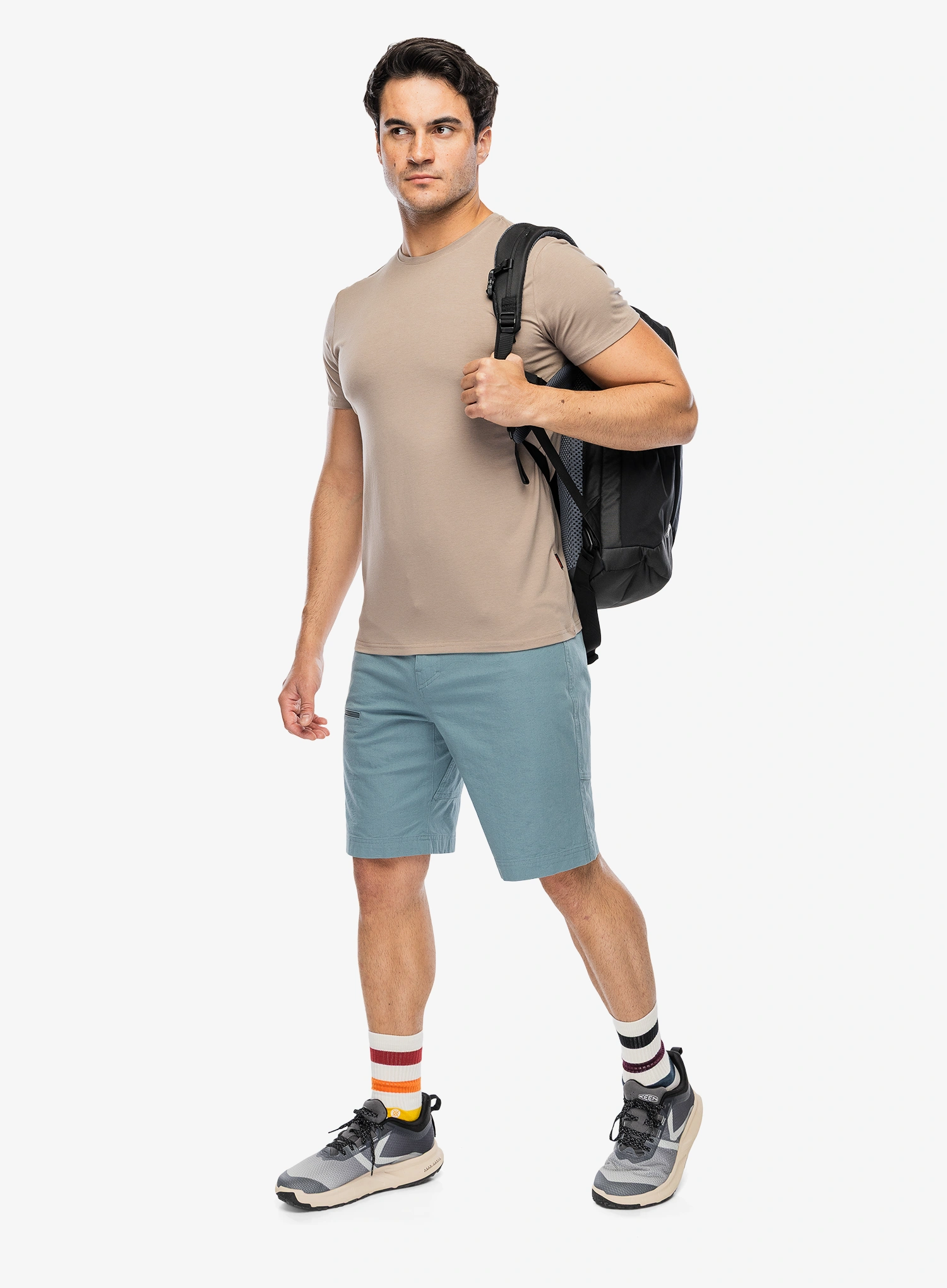 Bavlnené tričko Dovre O-neck Bamboo Viscose T-shirt - brown