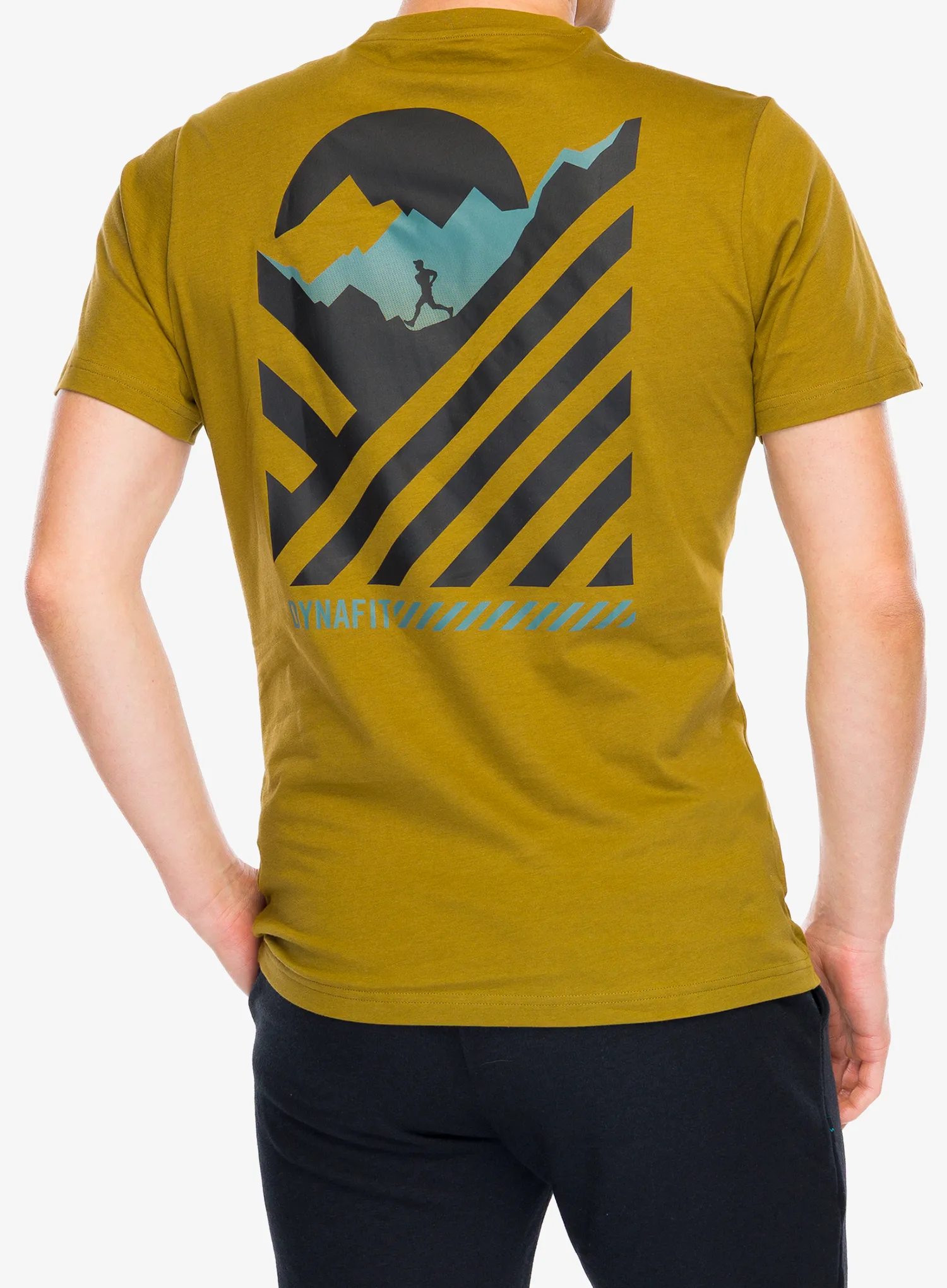 Bavlnené tričko Dynafit 24/7 Graphic T-Shirt - relic/striped elevation
