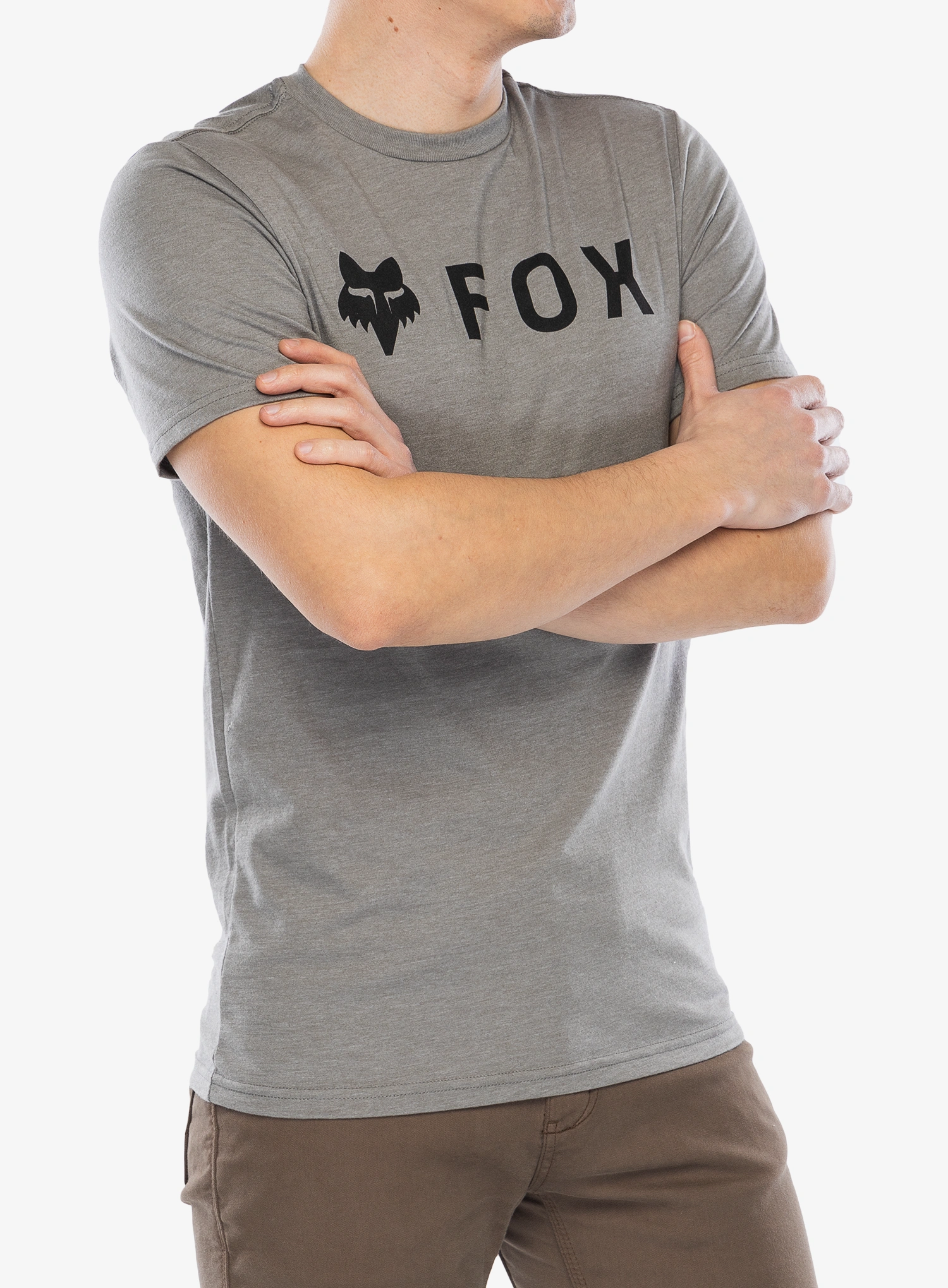 Bavlnené tričko Fox Absolute SS Prem Tee - heather graphite