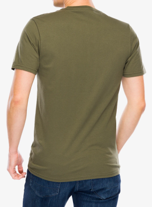 Bavlnené tričko Fox Absolute SS Prem Tee - olive green