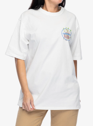 Bavlnené tričko Gramicci Climbers Hand Tee - white