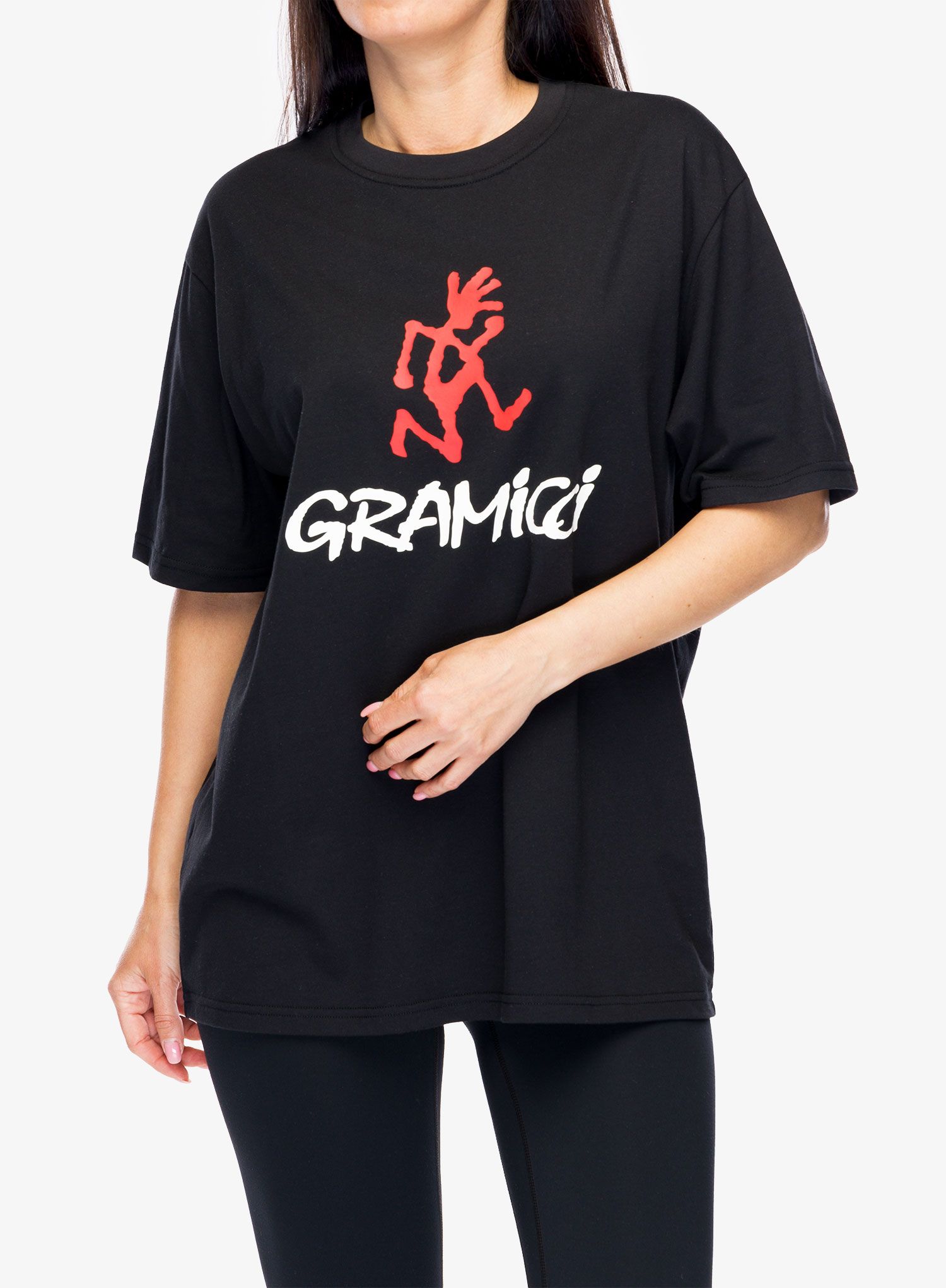 Bavlnené tričko Gramicci Gramicci Logo Tee - black