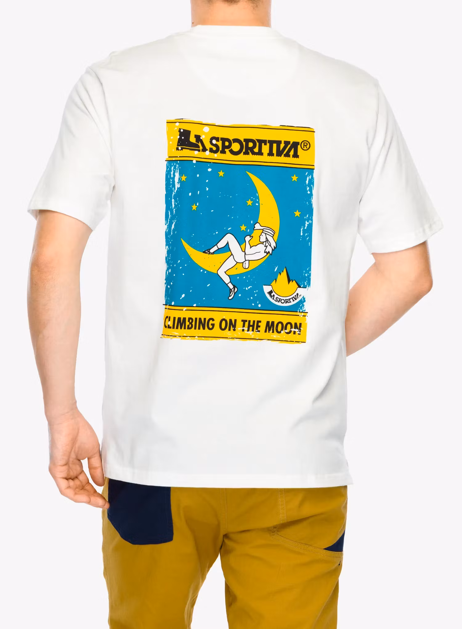 Bavlnené tričko La Sportiva Moon Climb T-Shirt - chalk