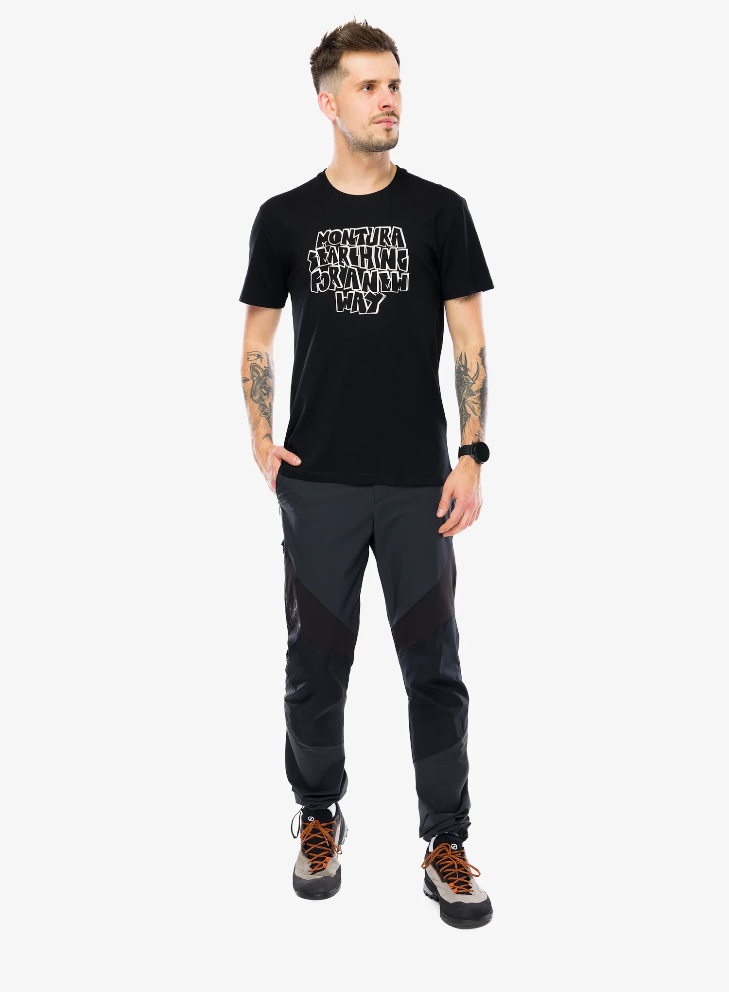 Bavlnené tričko Montura Knots T-Shirt - black