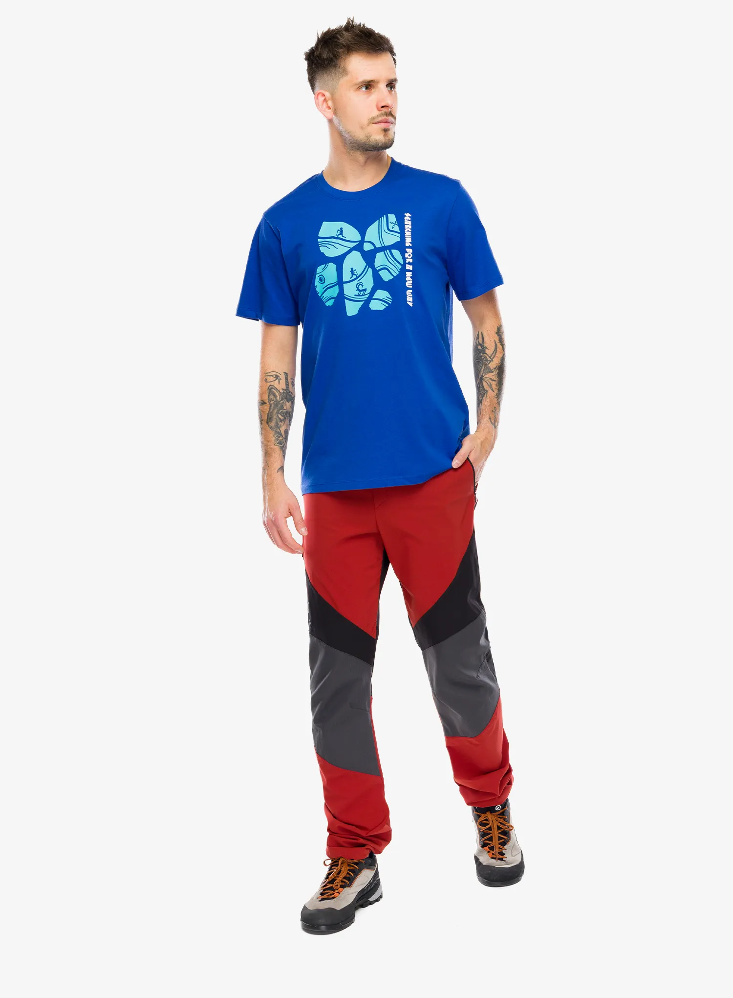 Bavlnené tričko Montura Limestone T-Shirt - b.blue