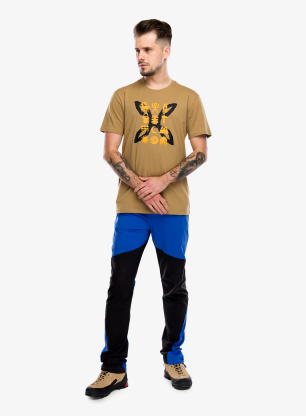 Bavlnené tričko Montura Rock Painting T-Shirt - desert beige