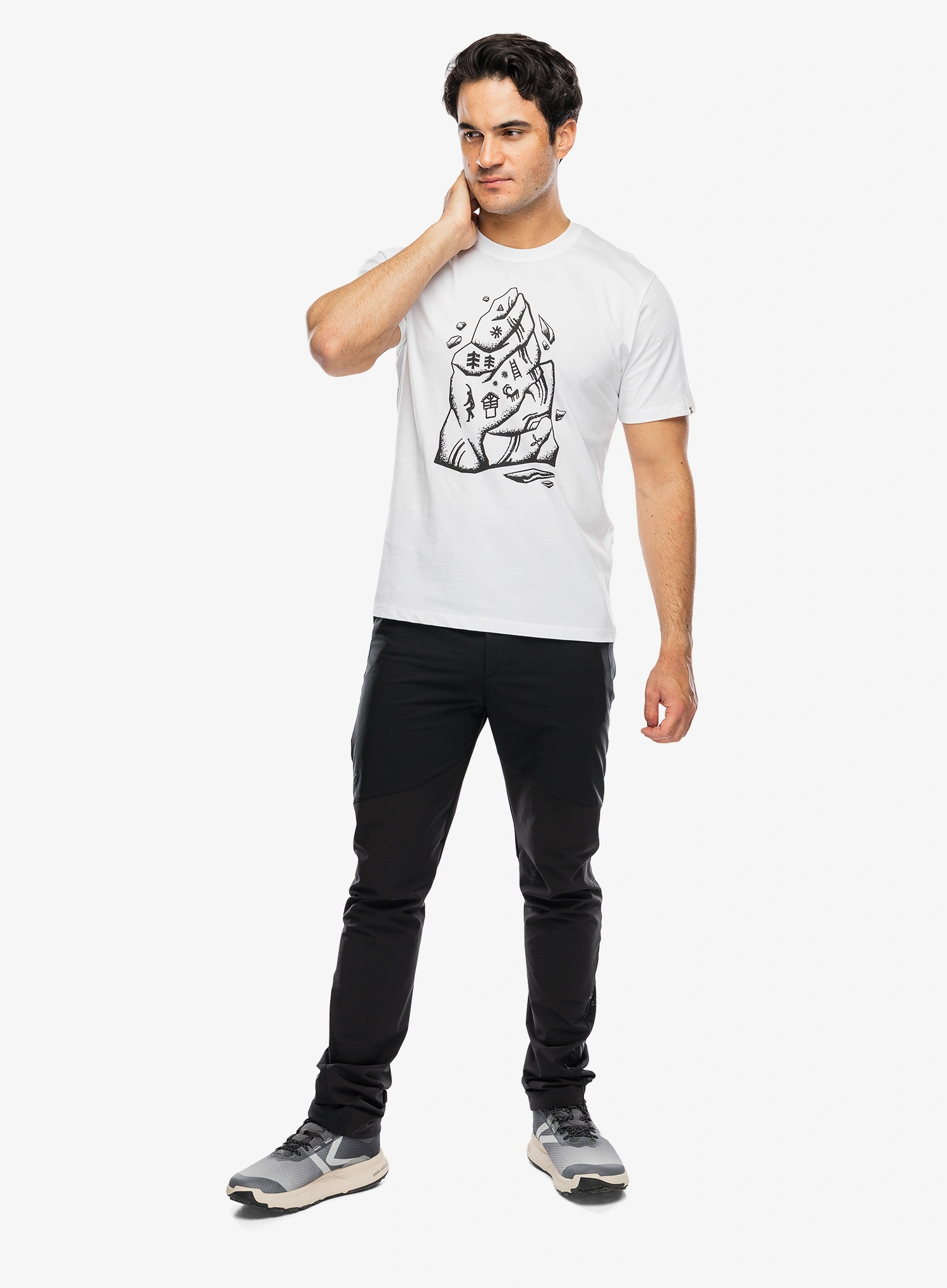 Bavlnené tričko Montura Spire T-Shirt - white