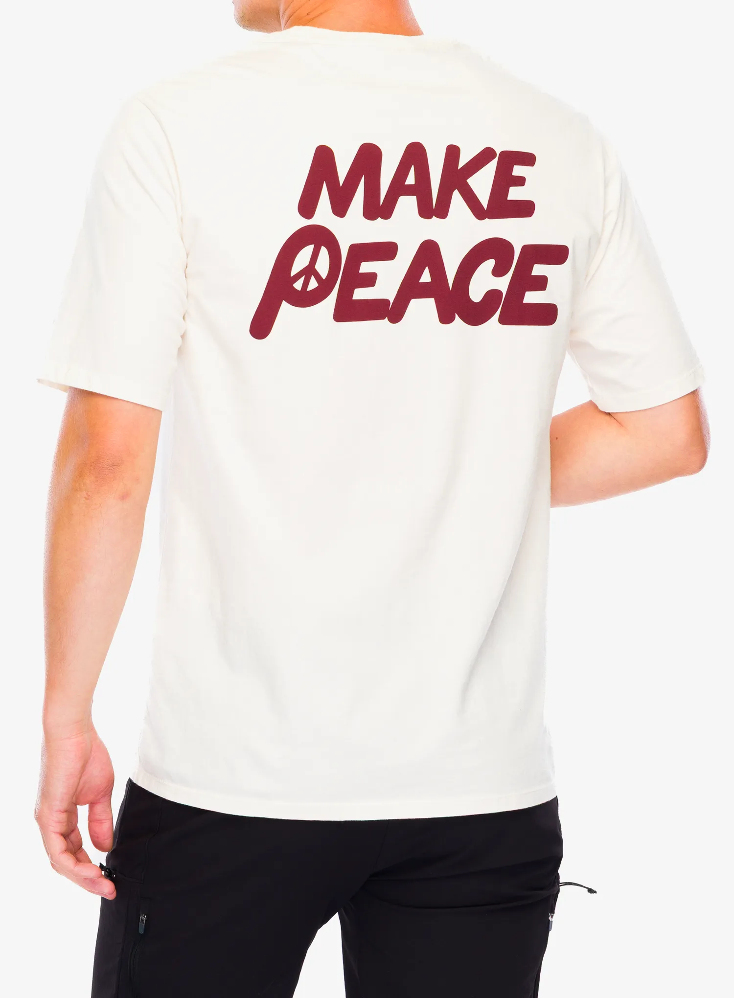 Bavlnené tričko Patagonia Balance Organic T-Shirt - peace seeds/undyed natural