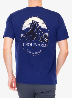 Bavlnené tričko Patagonia Chouinard Crest Pocket Responsibili-Tee - solstice purple