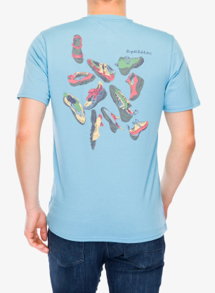 Bavlnené tričko Royal Robbins RR Graphic Tee - catalina shoe pt
