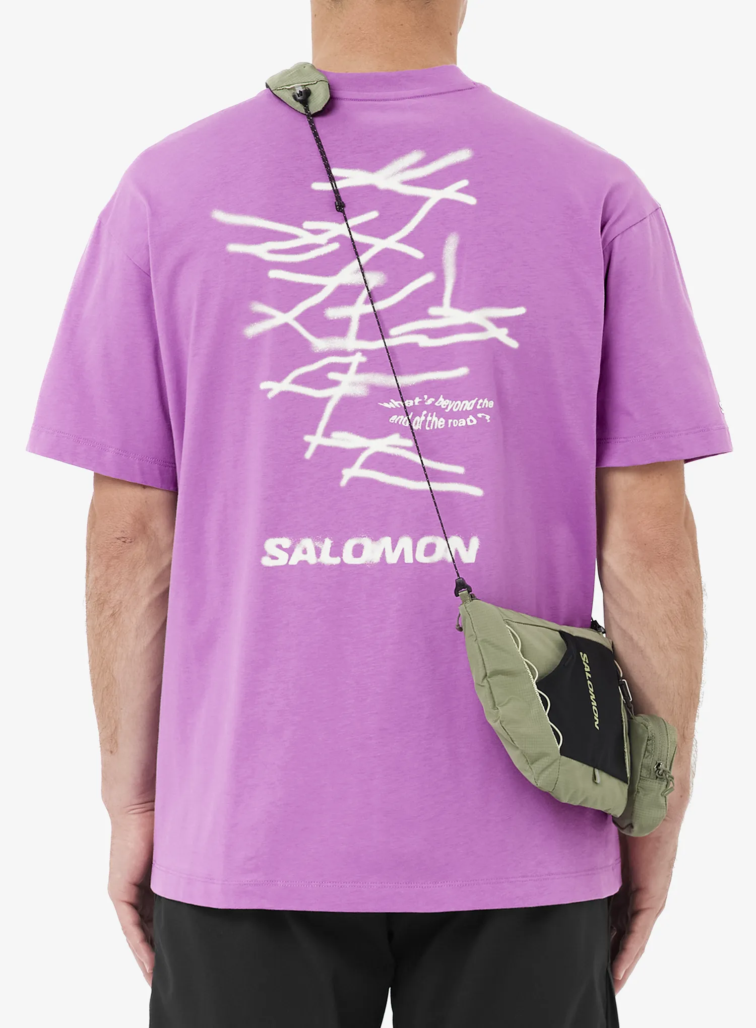Bavlnené tričko Salomon Wild Rays S/S Tee - iris orchid