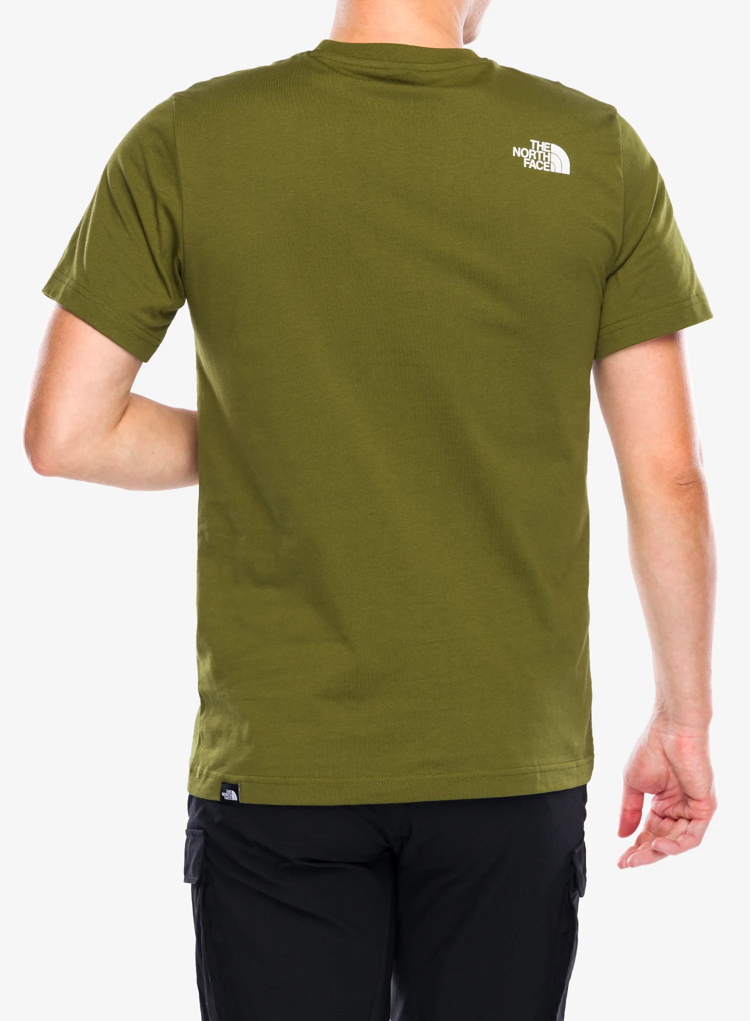 Bavlnené tričko The North Face S/S Easy Tee - forest olive/tnf white