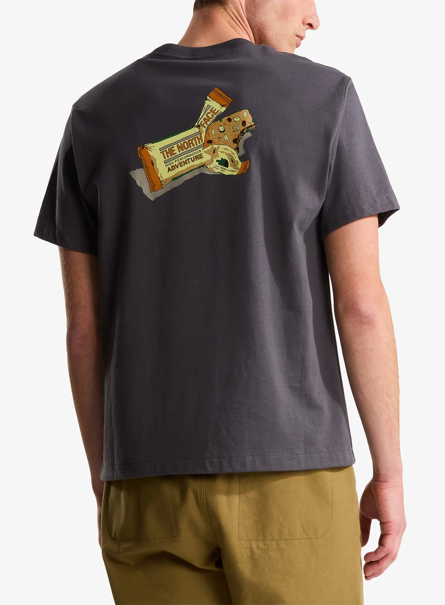 Bavlnené tričko The North Face TNF Snack Relaxed SS Tee - anthracite grey