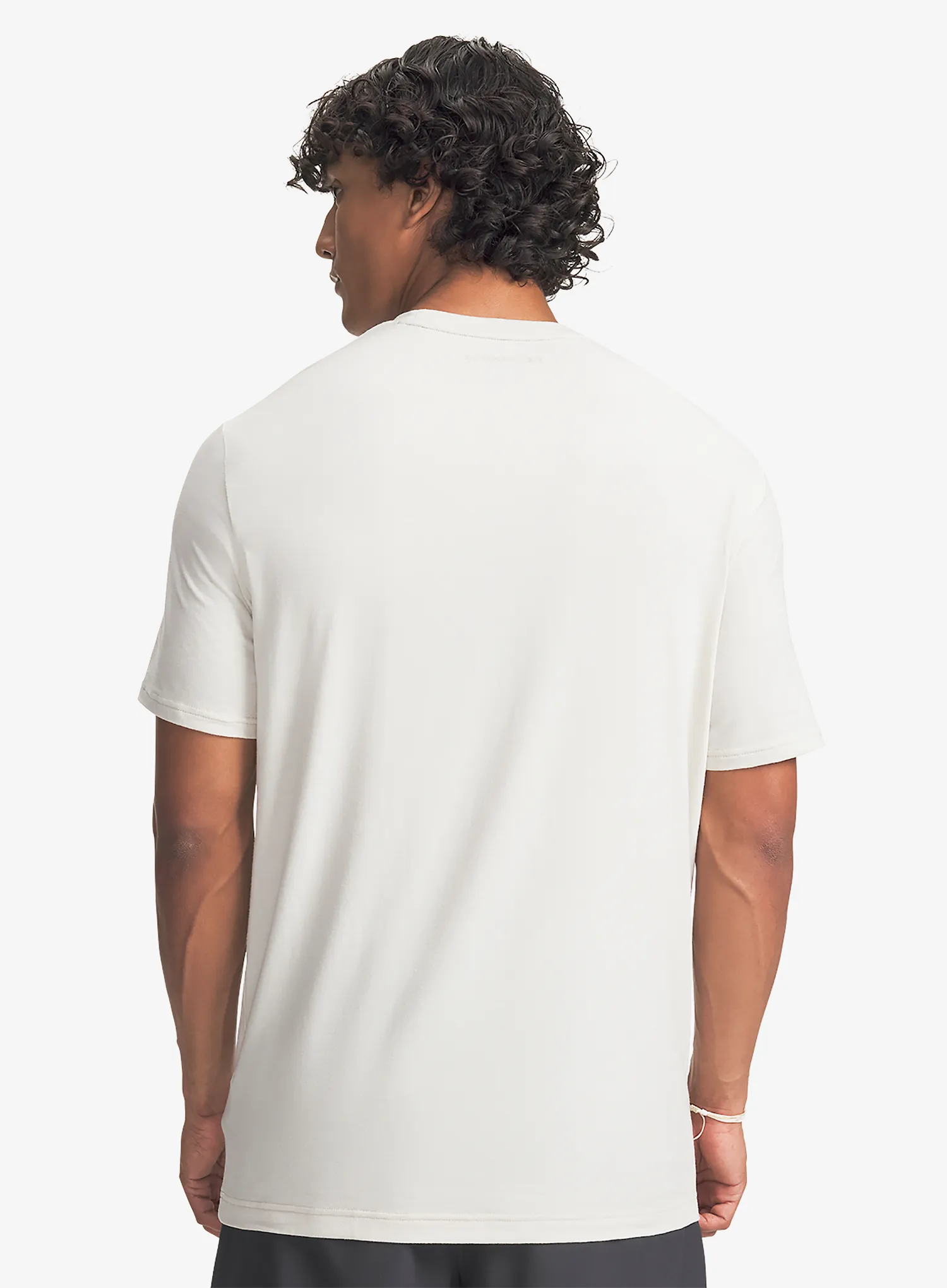 Bavlnené tričko Under Armour Explor Graphic SS - summit white/city khaki