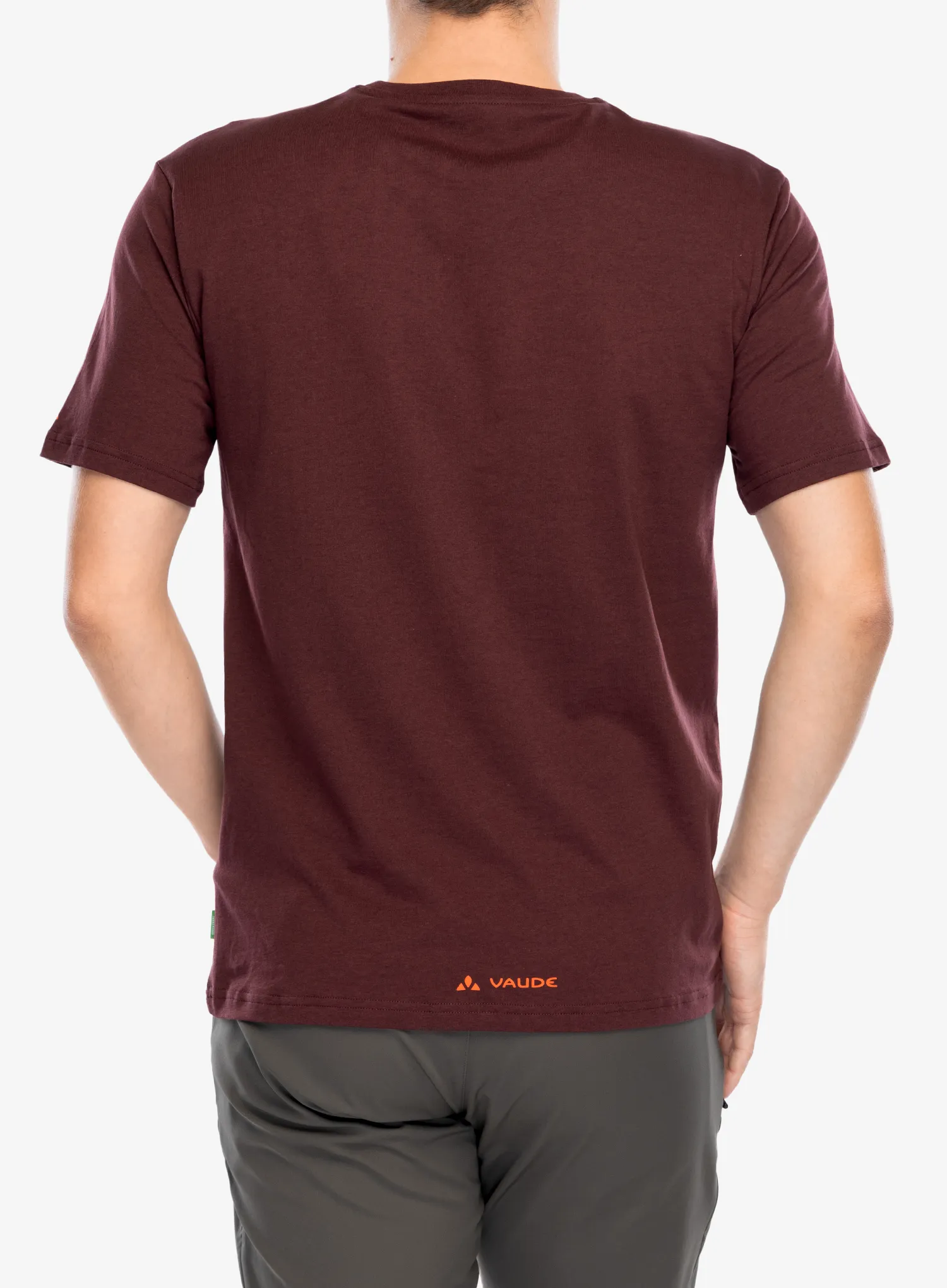 Bavlnené tričko Vaude Cyclist T-Shirt V - dark oak