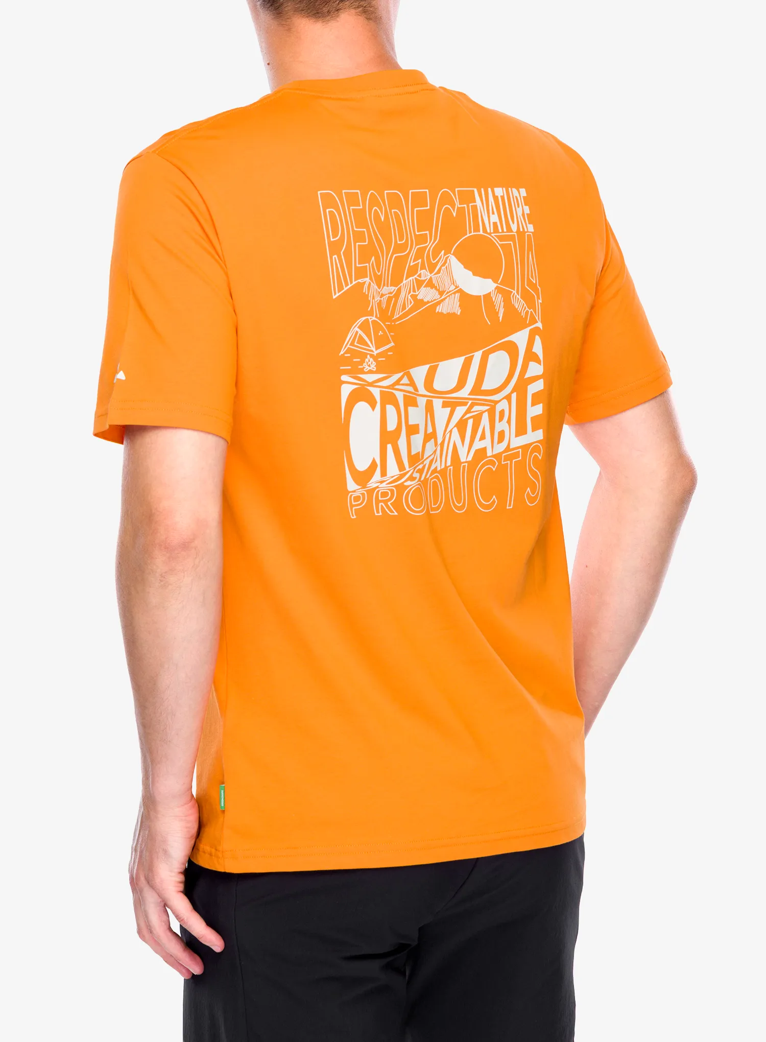 Bavlnené tričko Vaude Spirit T-Shirt II - kurkuma