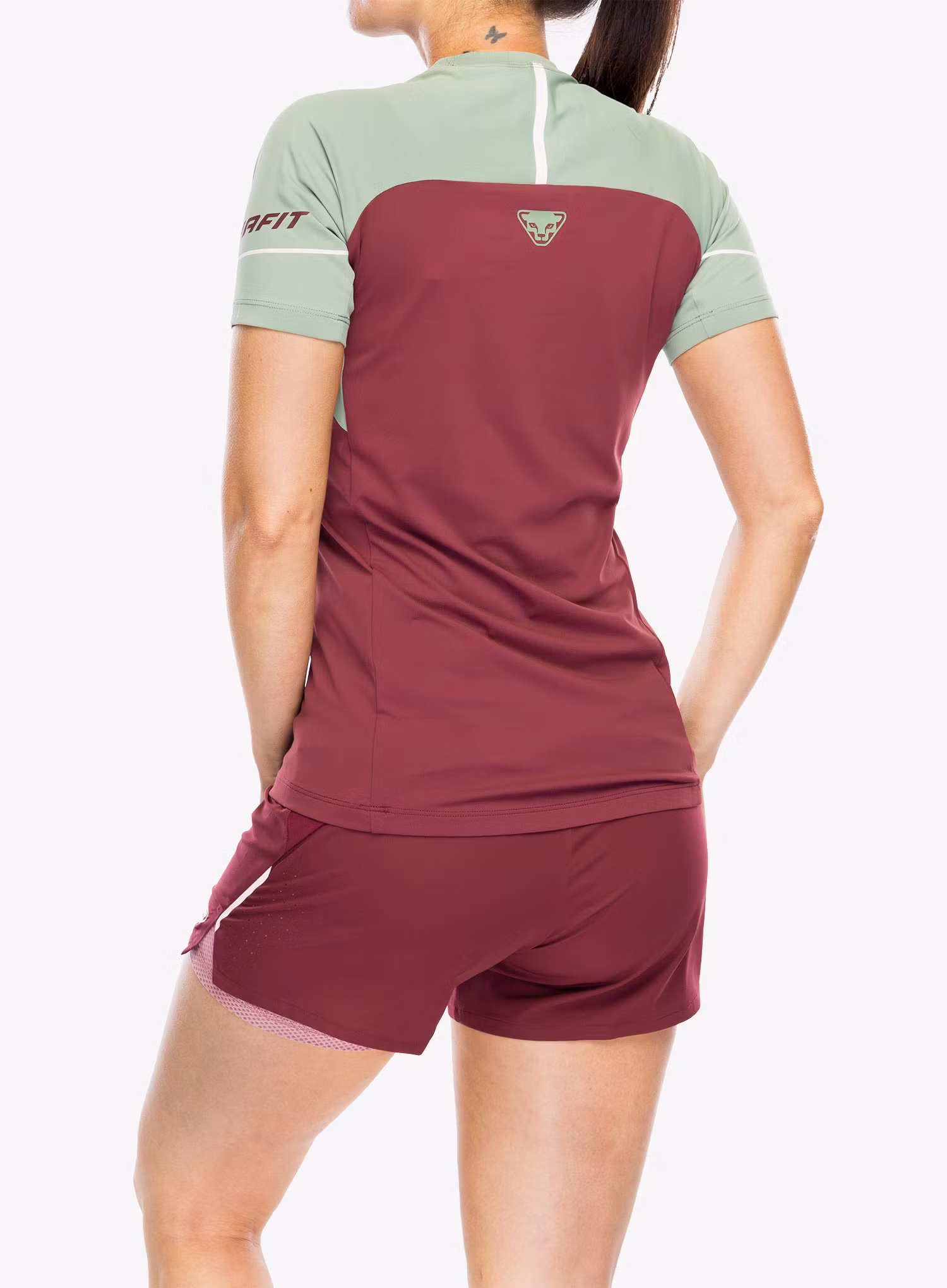 Bežecké tričko dámske Dynafit Alpine Pro S/S Tee - burgundy
