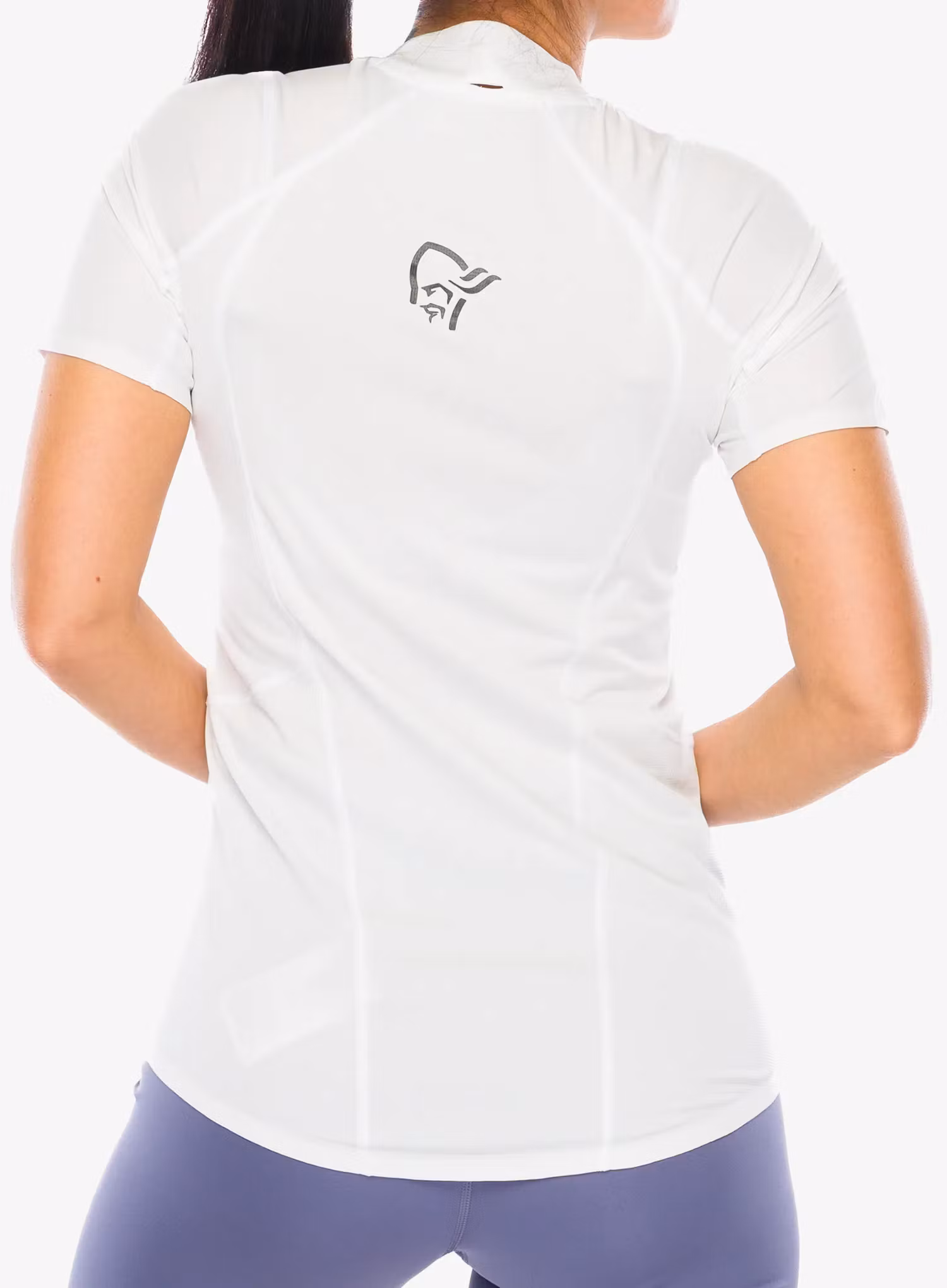 Bežecké tričko dámske Norrona Senja Equaliser Lightweight T-Shirt - snow white