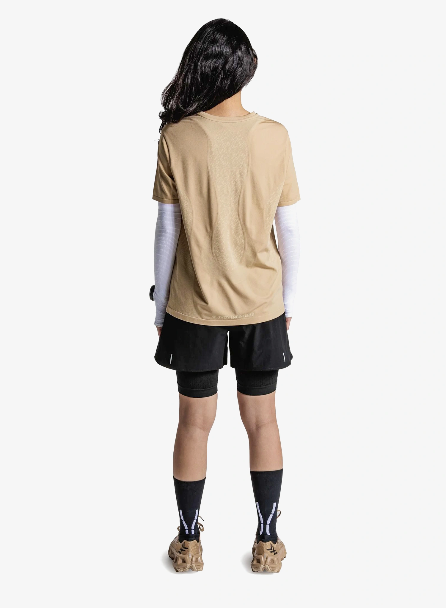 Bežecké tričko dámske X-Bionic Xceed Run Discover Shirt - sand/sand