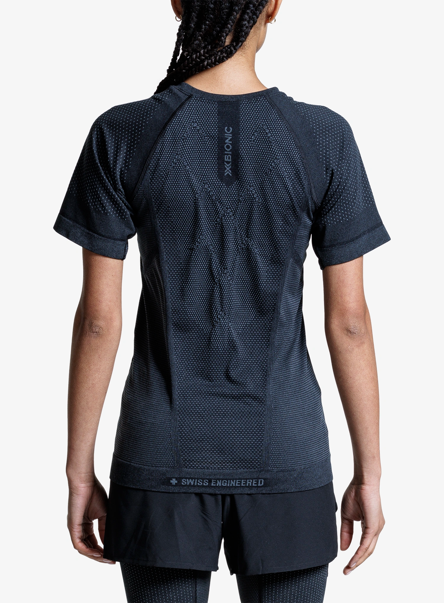 Bežecké tričko dámske X-Bionic Xceed Run Shirt S/S - x black/grey