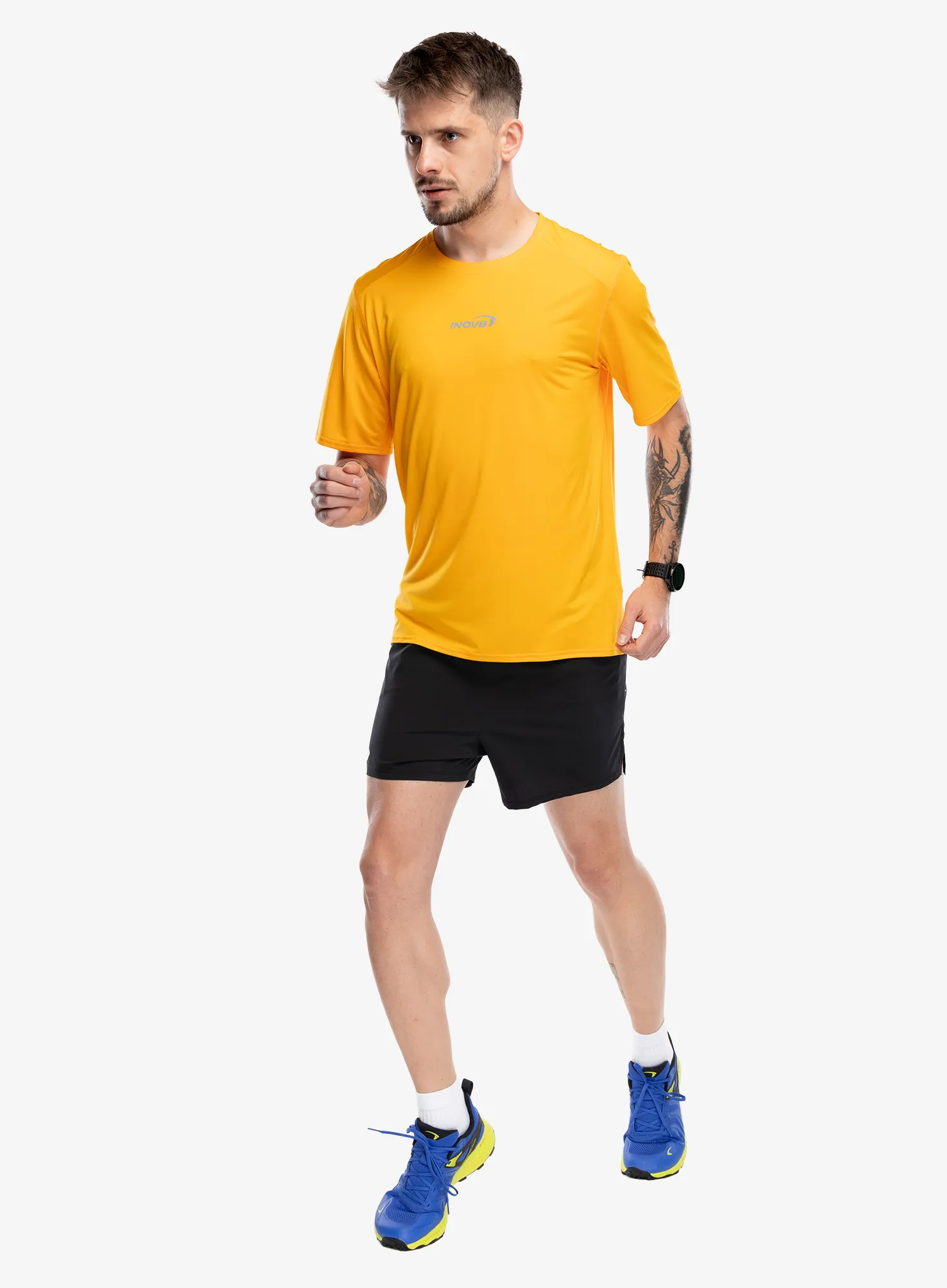 Bežecké tričko Inov-8 Airlite Short Sleeve T-Shirt - yellow