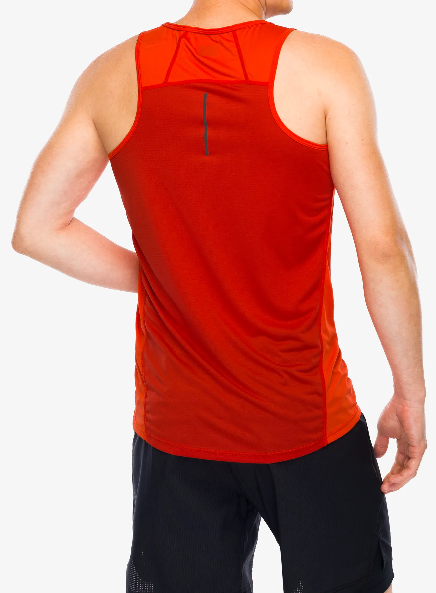 Bežecké tričko Inov-8 Performance Vest - fiery red/red