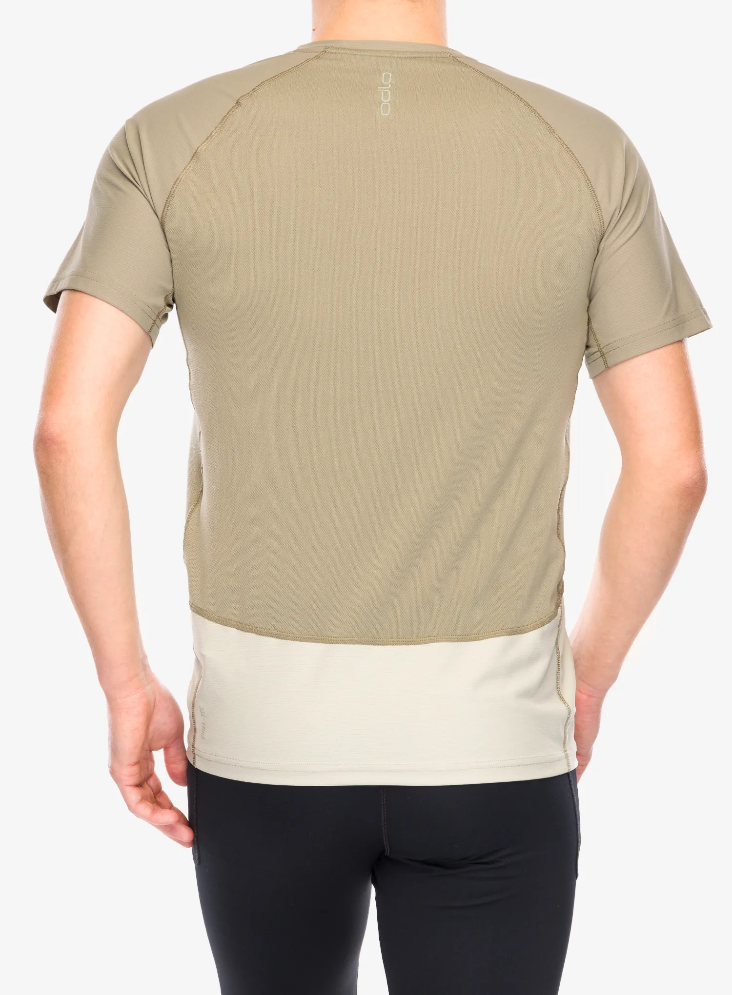 Bežecké tričko Odlo X-Alp Trail T-Shirt Crew Neck S/S - vetiver/agate gray