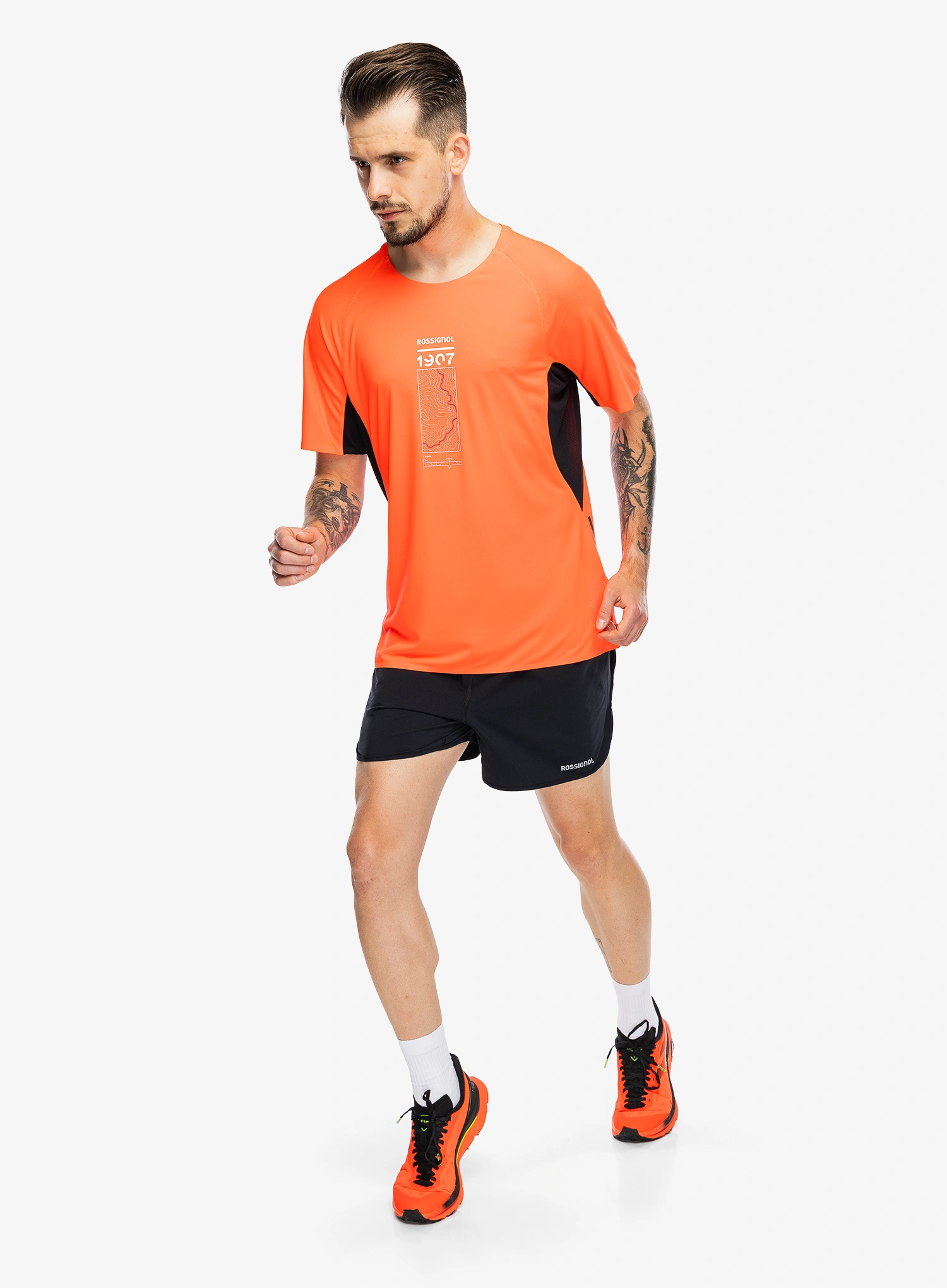 Bežecké tričko Rossignol Sapa Ultra Tee - neon red  