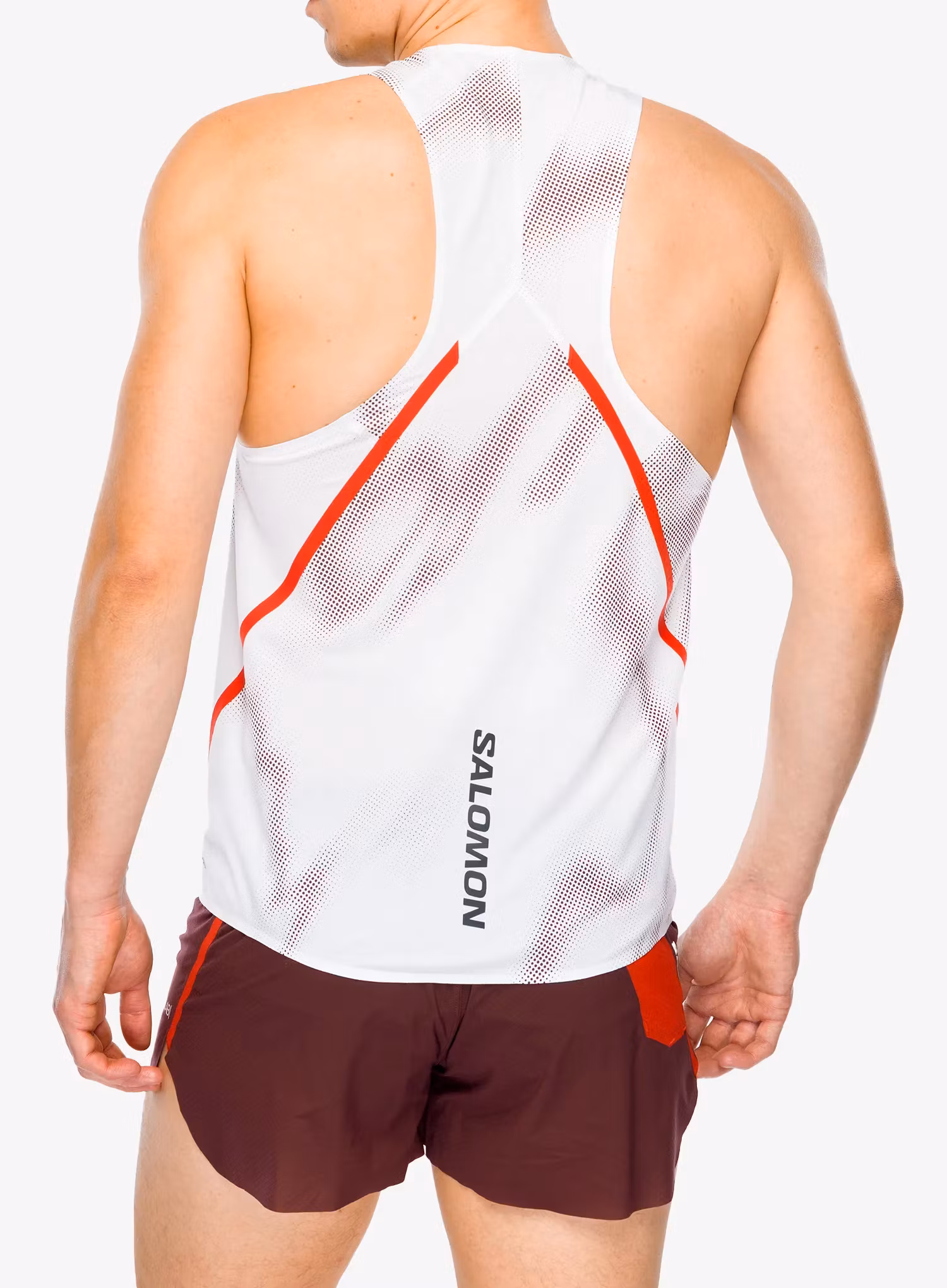 Bežecké tričko Salomon S/Lab Speed Singlet - white/and