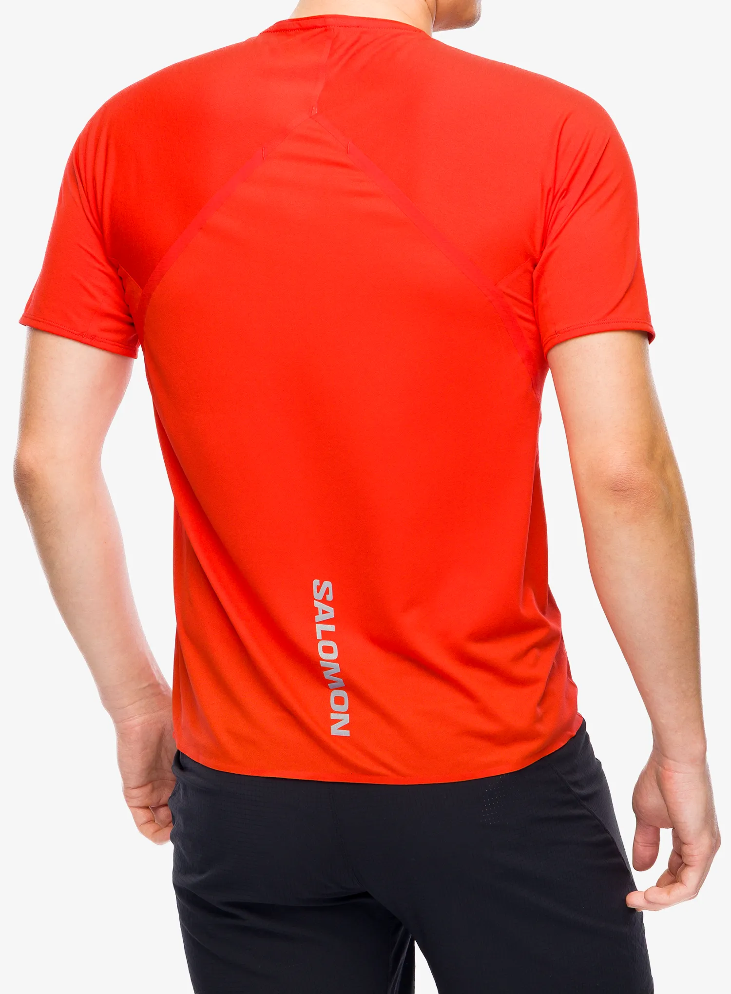 Bežecké tričko Salomon S/Lab Speed Tee - fiery red/red