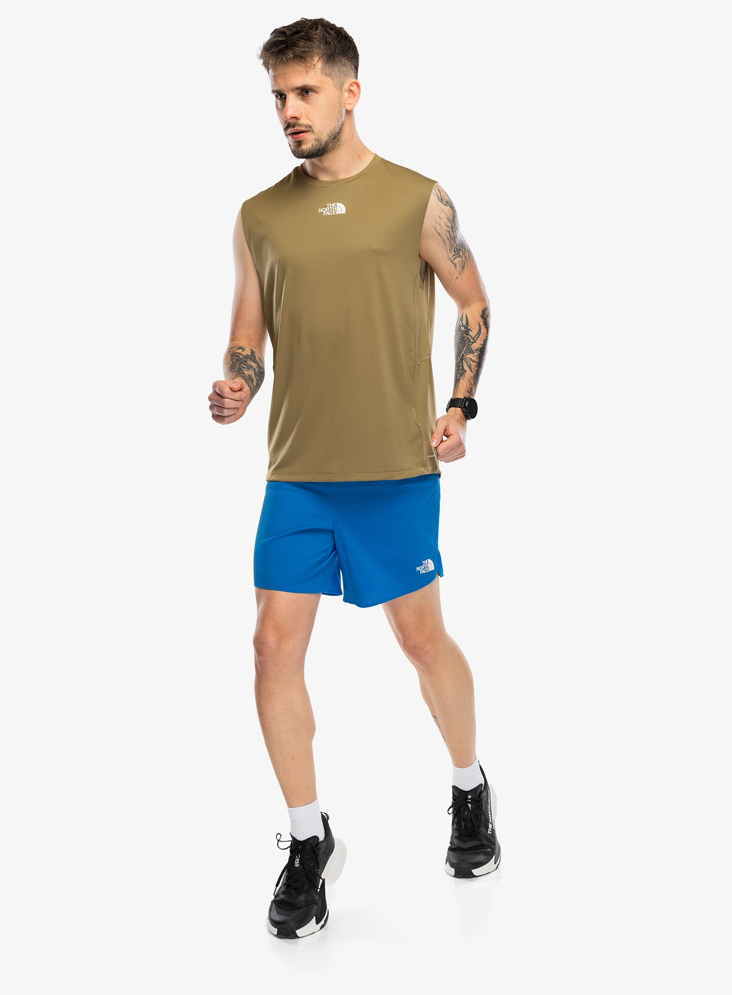 Bežecké tričko The North Face Lightbright Tank - cedar