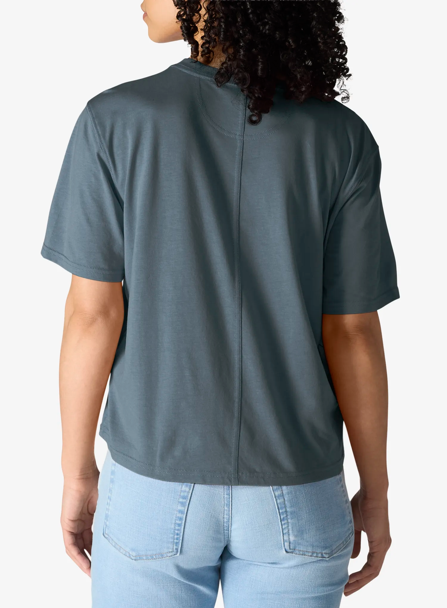 Dámske tričko Carhartt Tencel Fiber Series Loose T-Shirt - iron blue