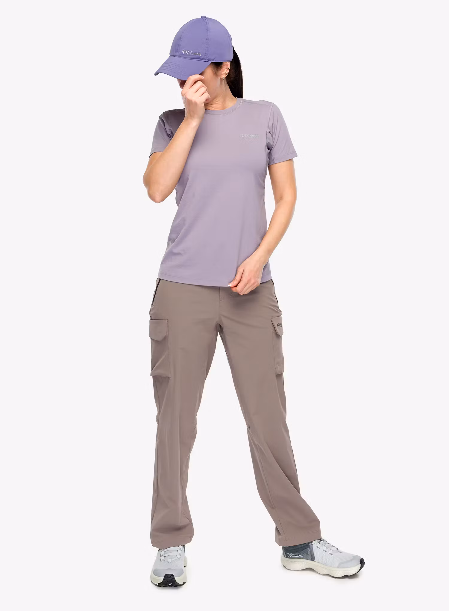 Dámske tričko Columbia Diamond Peak Pro Short Sleeve - shale purple