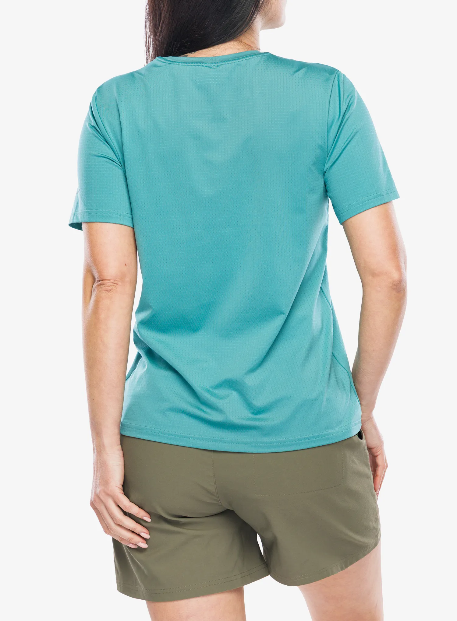 Dámske tričko Columbia Wild Springs S/S - teal