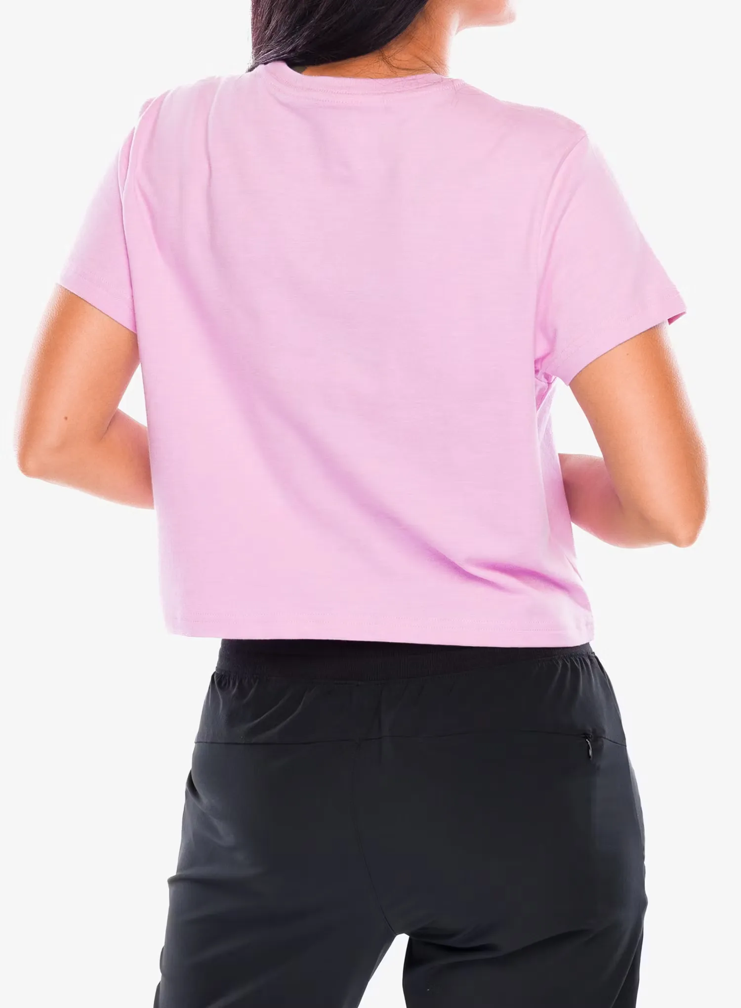 Dámske tričko Cotopaxi Western Hills Crop T-Shirt - orchid bloom