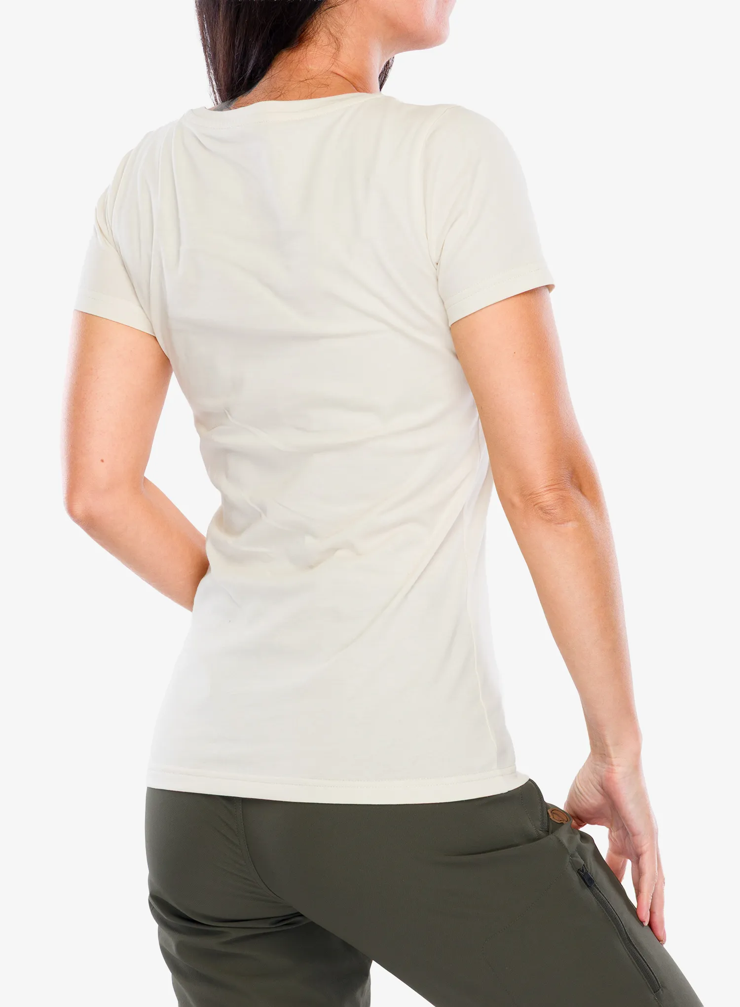Dámske tričko Fjallraven 1960 Logo T-shirt - chalk white