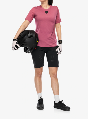 Dámske tričko Fox Flexair SS Jersey - berry