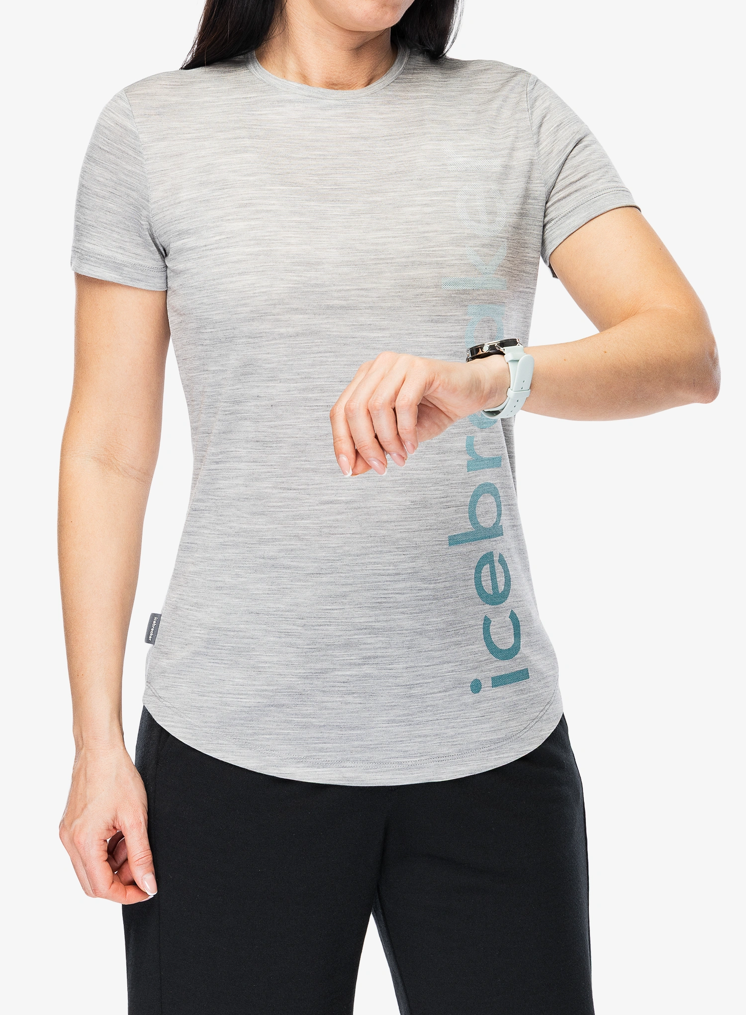 Dámske tričko Icebreaker Merino 125 Cool-Lite Sphere SS Tee Vert - metro hthr