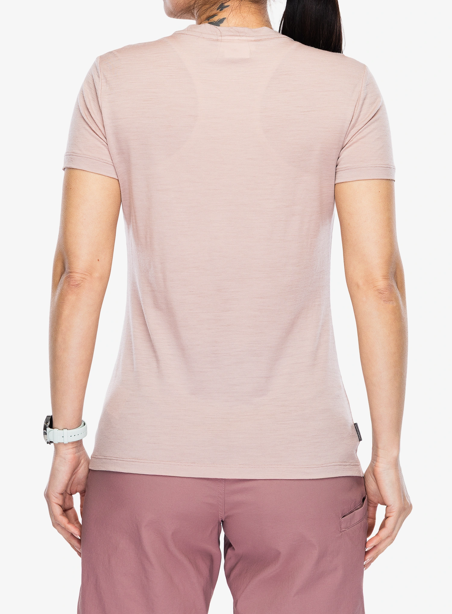 Dámske tričko Icebreaker Merino 150 Tech Lite SS Tee Sparkling Stars - pink quartz