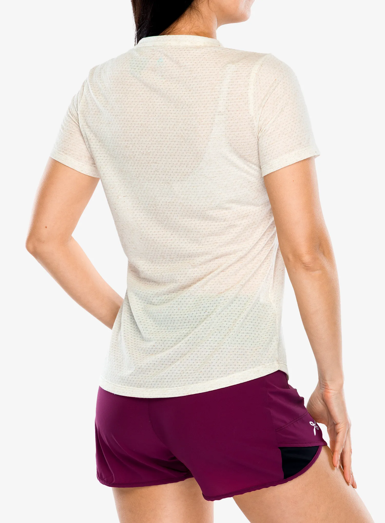 Dámske tričko Odlo Essential Linencool T-Shirt Crew Neck S/S - zero dye melange