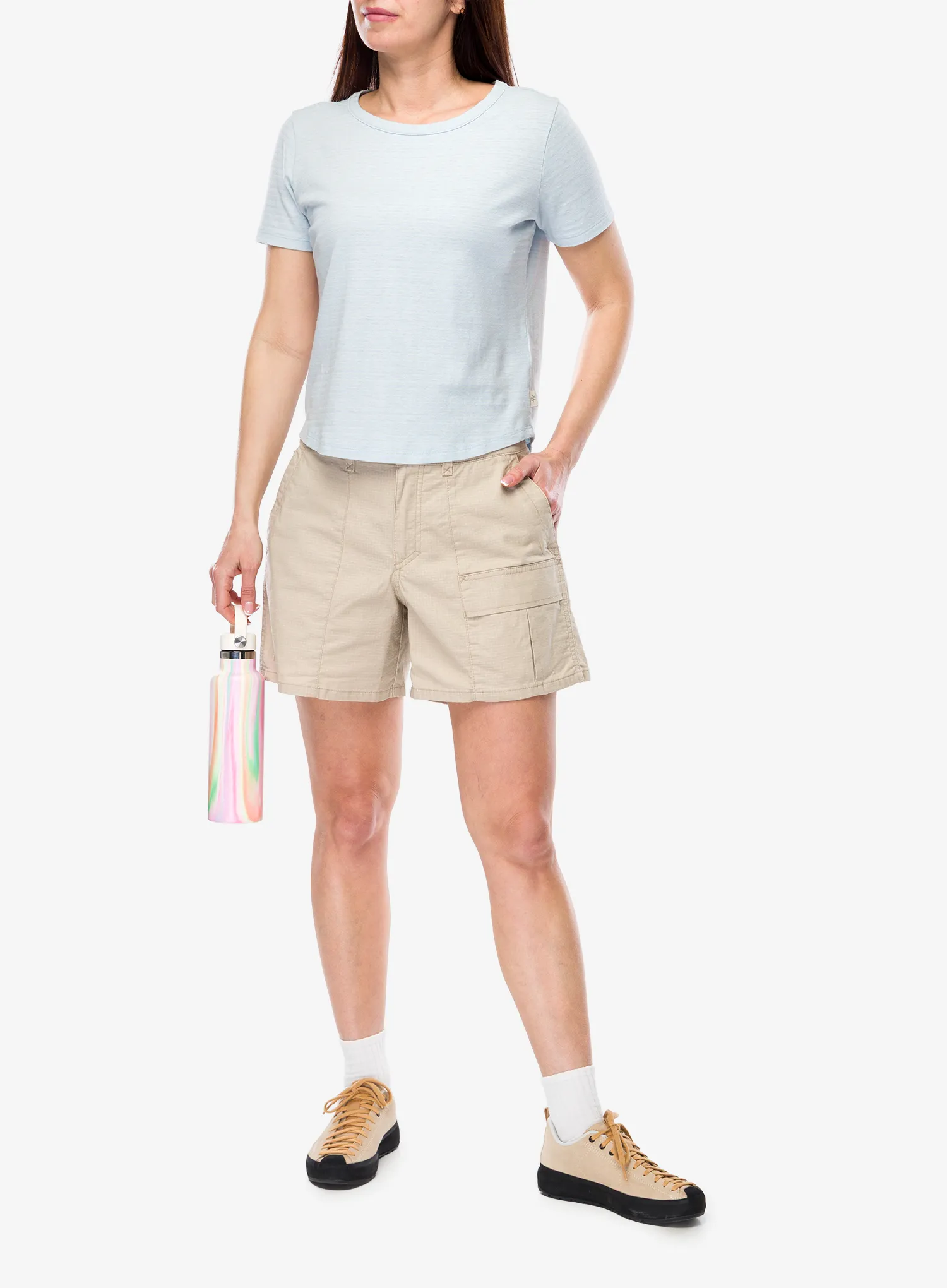Dámske tričko Royal Robbins Vacationer Boxy Tee - skyway str