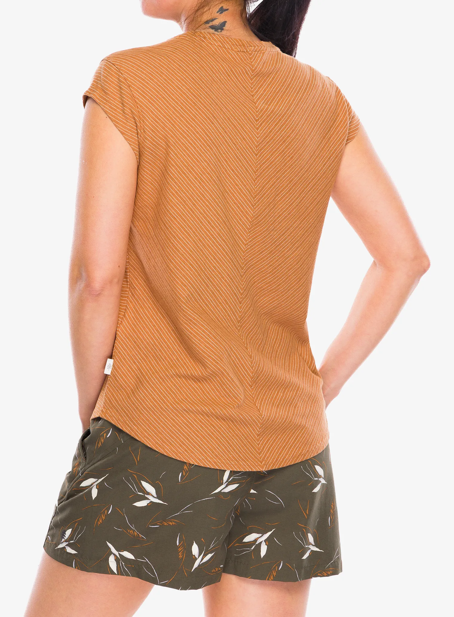 Dámske tričko Royal Robbins Vacationer V-Neck SS - lion str