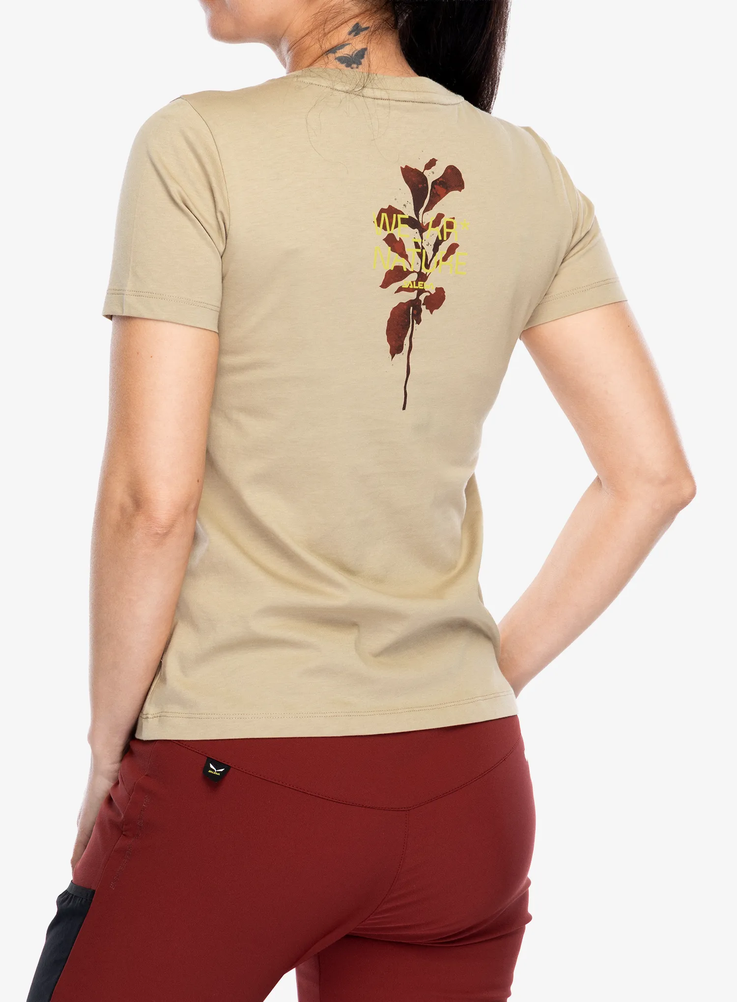 Dámske tričko Salewa Eagle Nature T-Shirt - quicksand