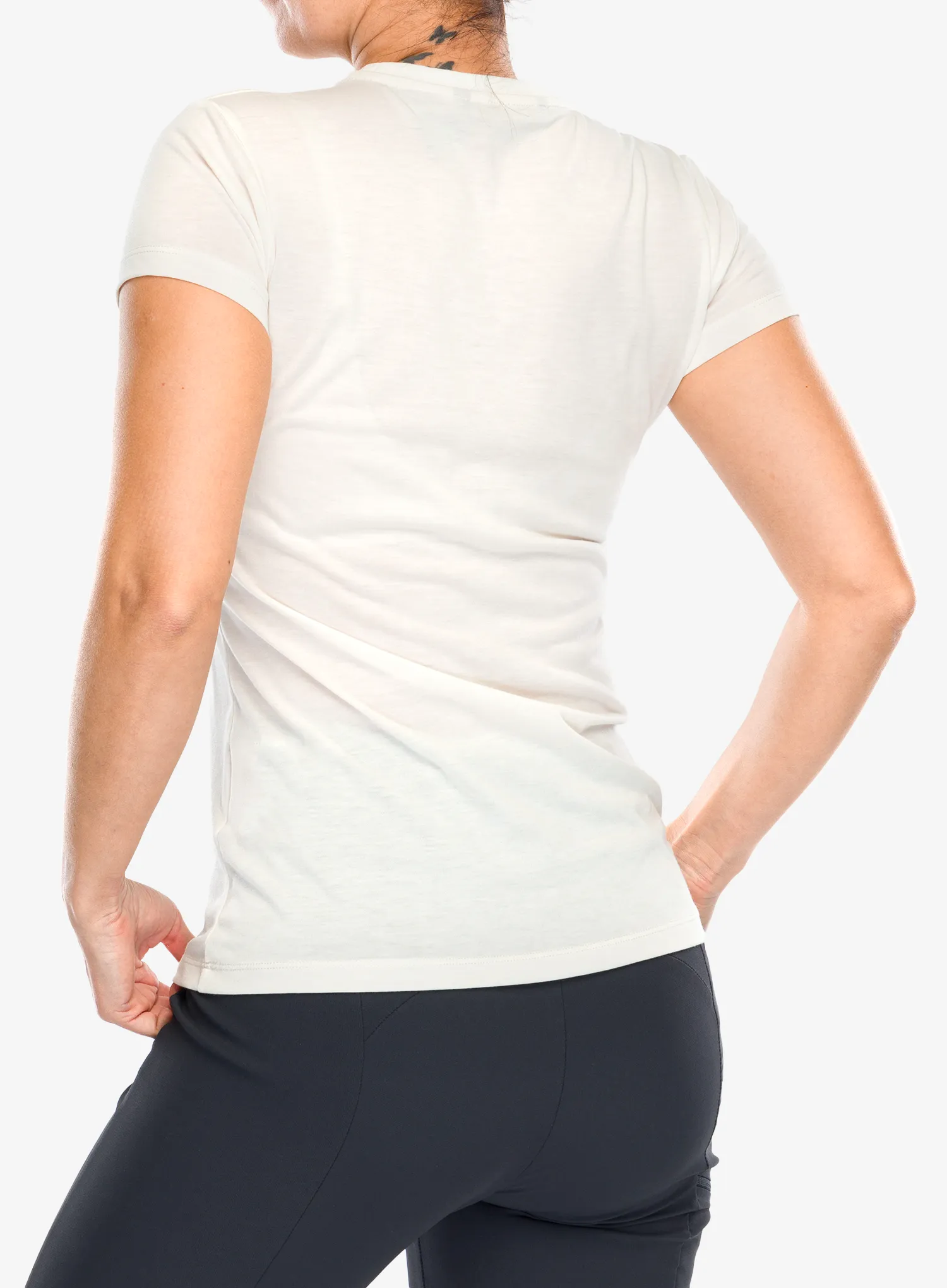 Dámske tričko Salewa Solid Dry S/S Tee - white