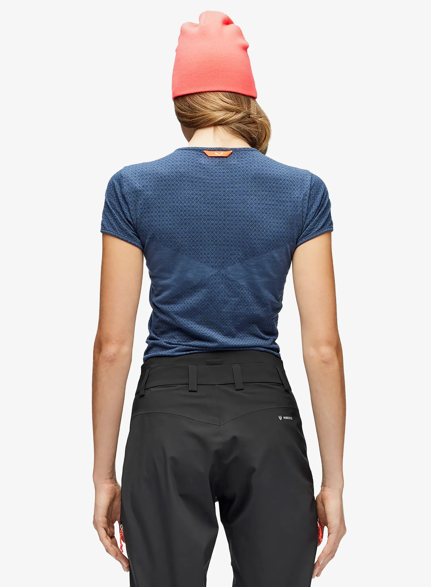 Dámske tričko Salewa Zebru Medium Warm Amr T-Shirt - dark denim