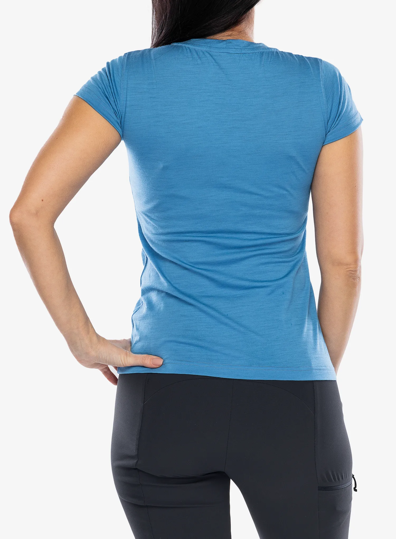 Dámske tričko Sensor Merino Active PT Tee S/S - blue mountains