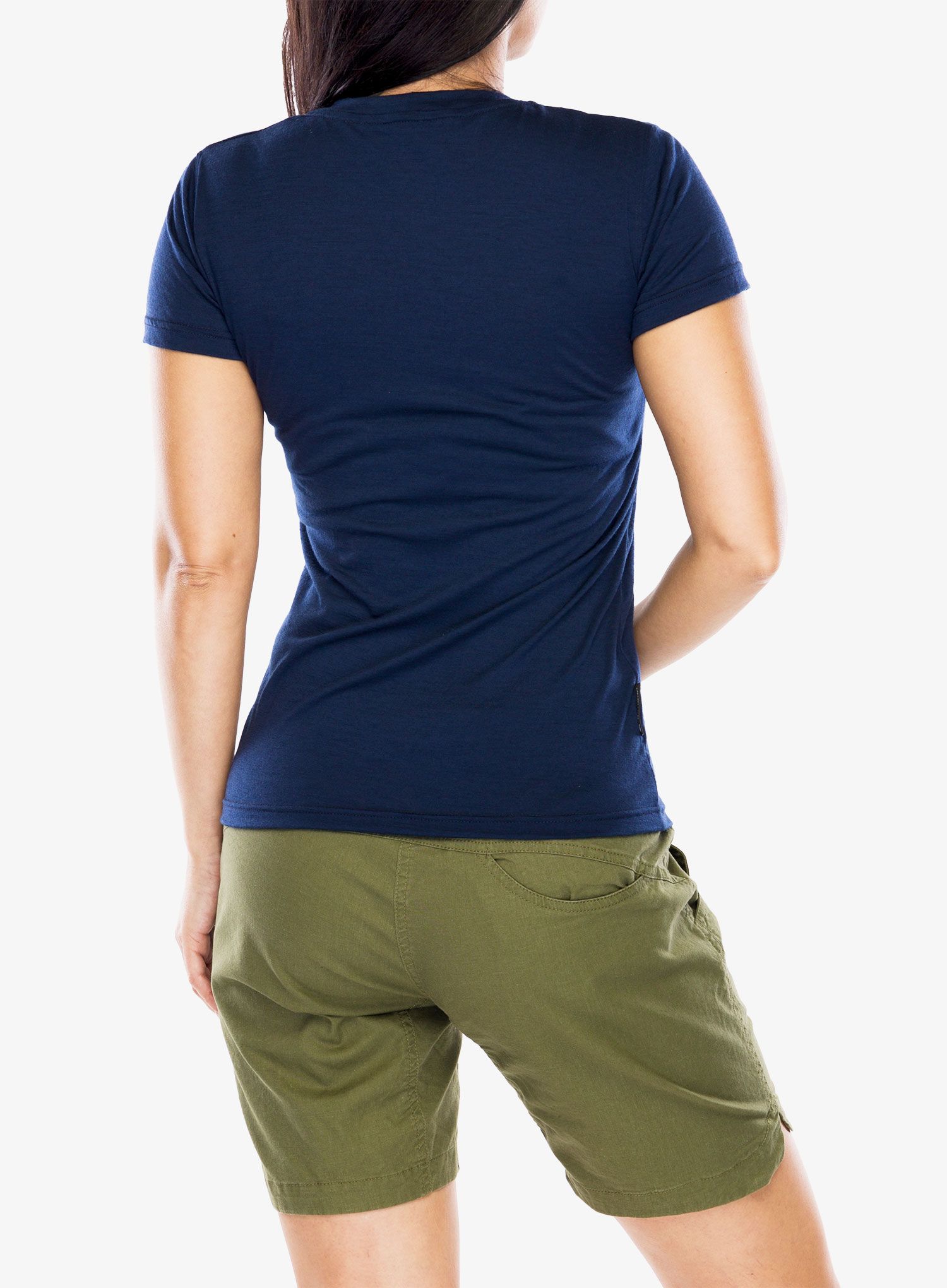 Dámske tričko Sensor Merino Active PT Tee S/S - deep blue mountains