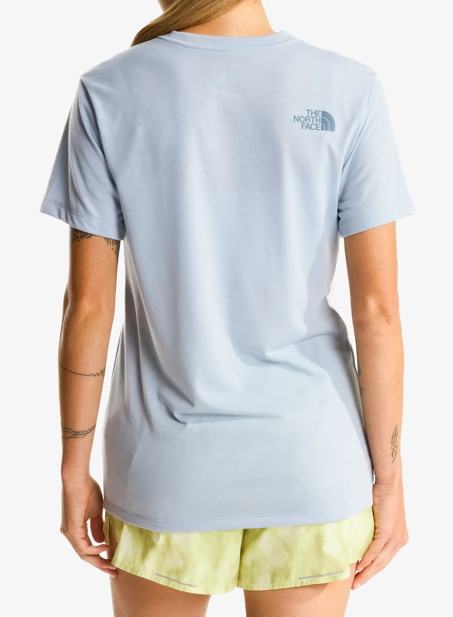 Dámske tričko The North Face Bitmap Silhouette Short Sleeves Tee - frost grey