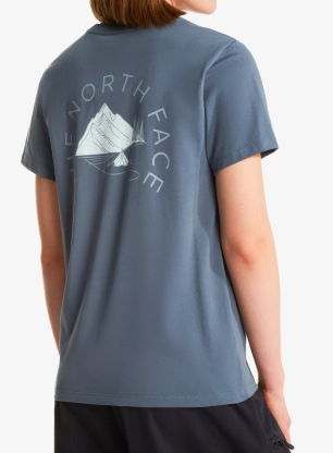 Dámske tričko The North Face Monte Regular Short Sleeve Tee - granite grey