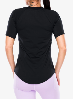 Dámske tričko Under Armour Rush SS - black/iridescent